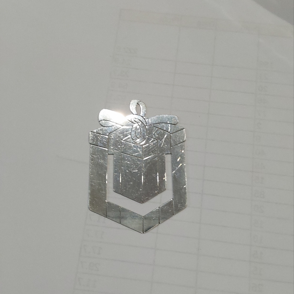 Vintage Tiffany silver bookmark or money clip